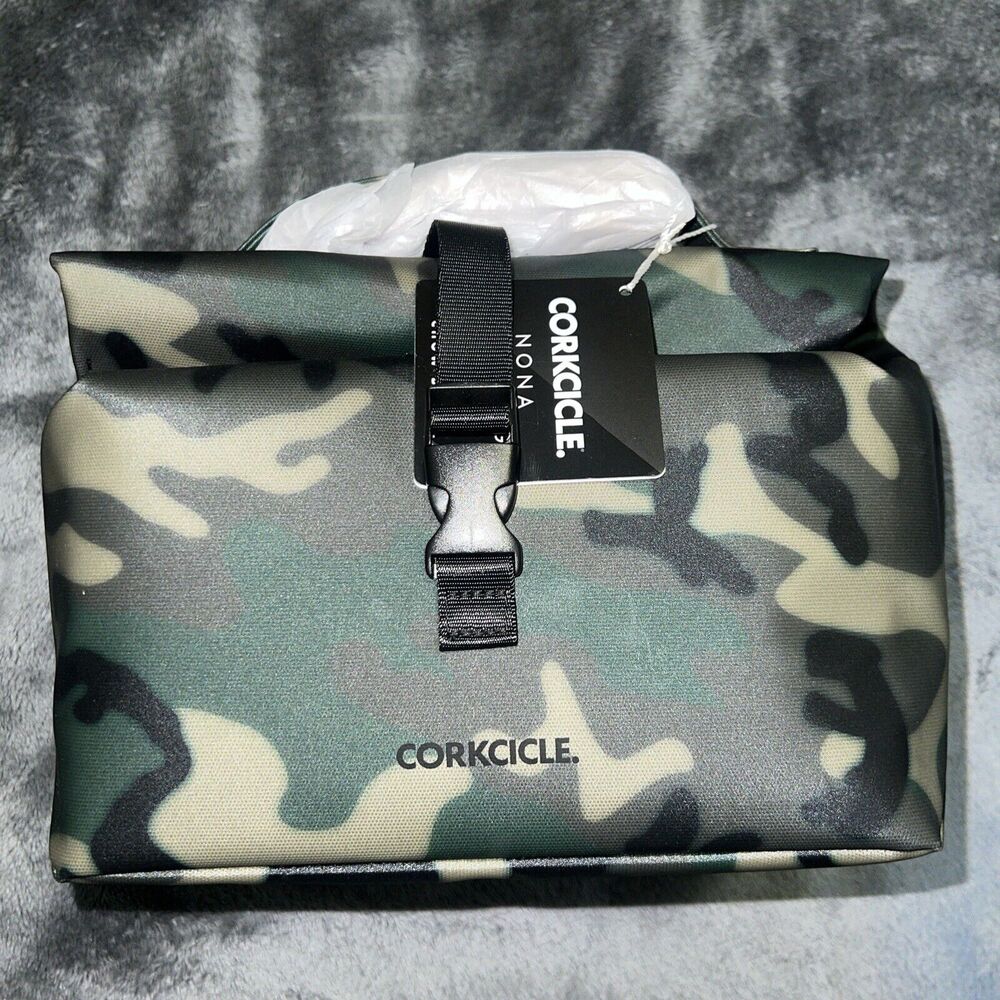 Corkcicle Woodland Camo Nona Lunchbox Roll TOP
